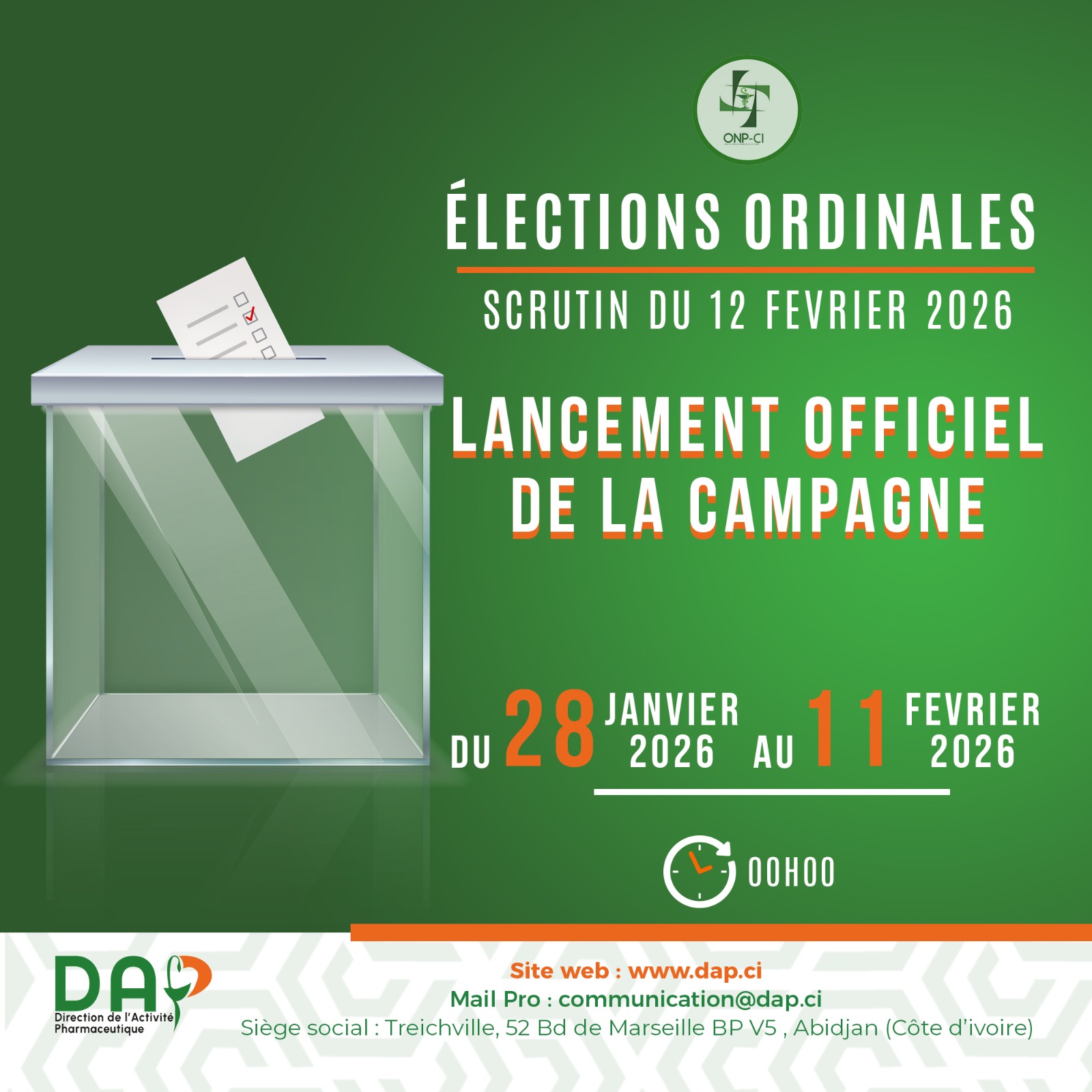 Lancement de la campagne